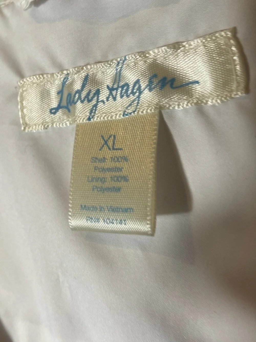 Lady  Hagan~Soft~Lavender~Windbreak~Pullover~Half Zip~Mesh Lined~Pockets~Size XL